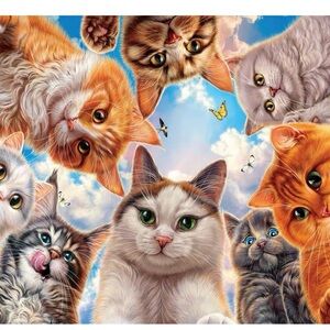 Buffalo Games Cats Mouse Perspective 750 piece puzzle